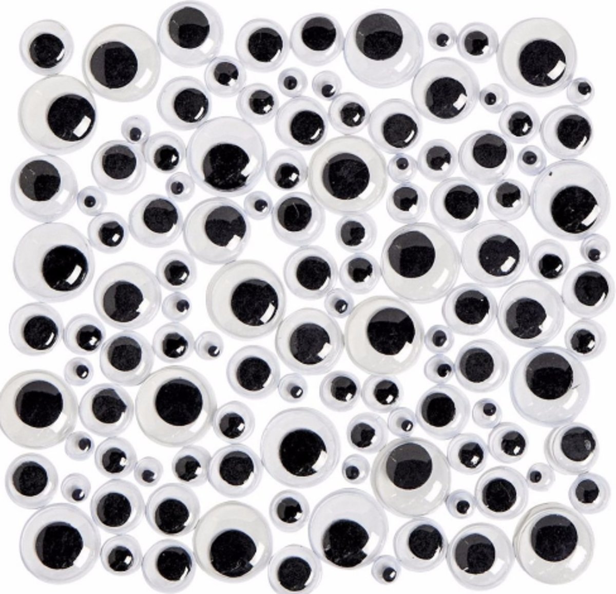300x Googly eyes voor knutselen | 7mm